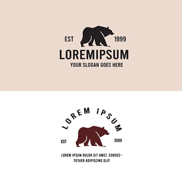 Bear Roar Vintage Logo