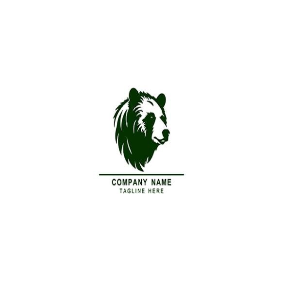 Graphical Panda Bear Grizzly Bear Panda Vector Elements Bear Typography Designtattoo Logo