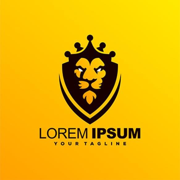 Awesome Lion King Logo Design