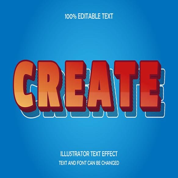 Editable Text Effect Easy Editable Font Style Effect