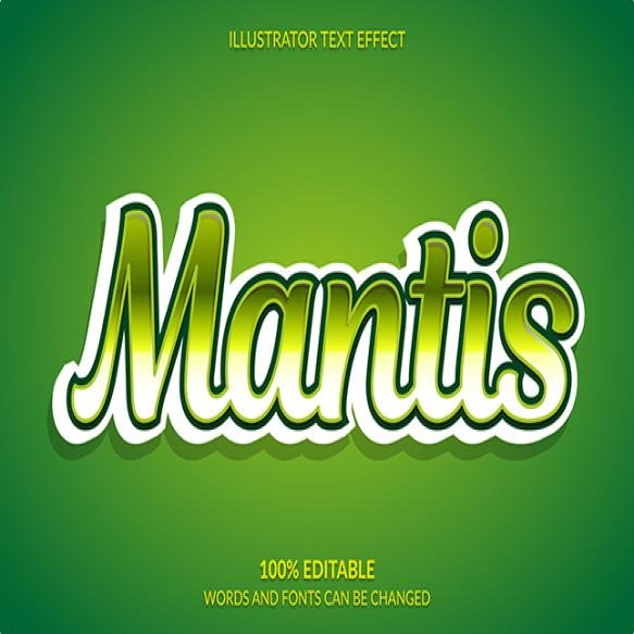 Editable Text Effect Modern Stylish Green Text Style (1)