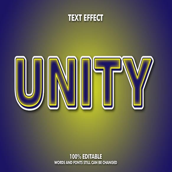Modern Bold 3d Typography Cartoon Editable Text Effect