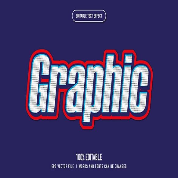 Text Effect Pop Art Style Suitable Printing Tshirts