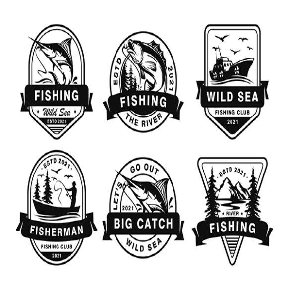 Profesional Sport Fishing Badges