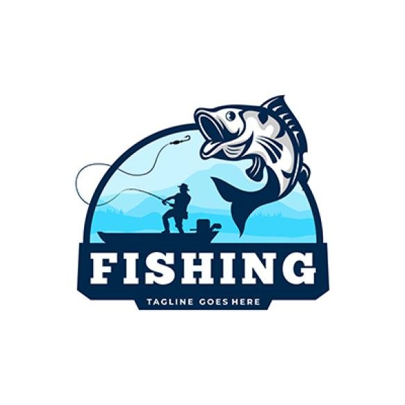 Vector Fishing Logo Template