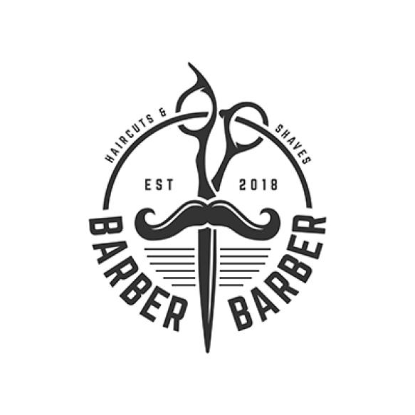 Barbershop Vintage Logo Template