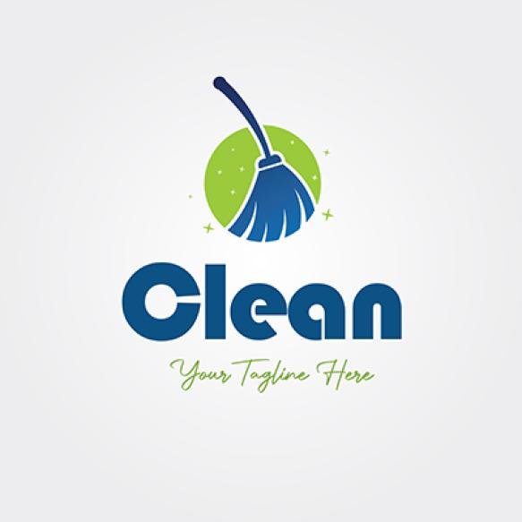 Blue Green Logo Clean Your Home