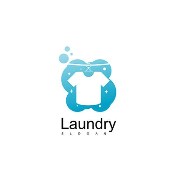 Laundry Logo Design Vector