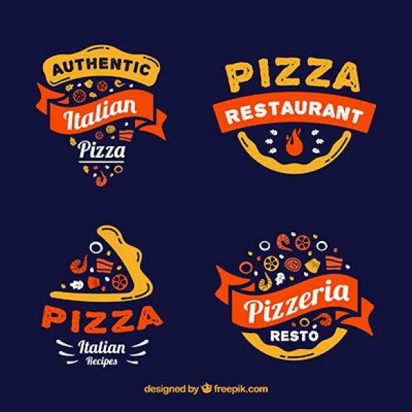 Autentic Italian Restaurant Logo Collectio