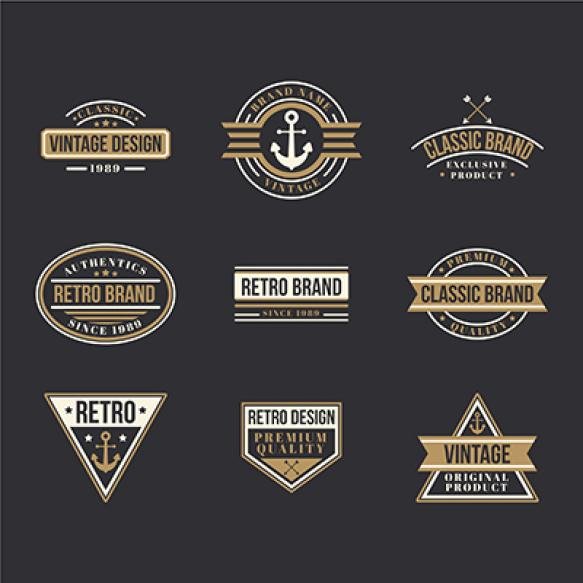 Retro Logo Template Collection
