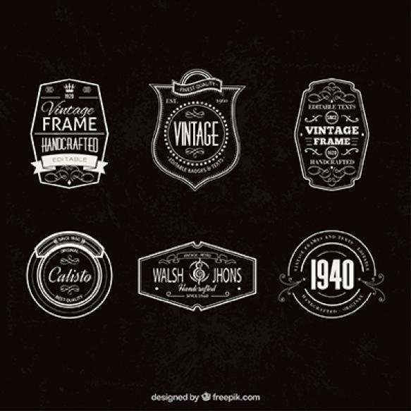 Vintage Badges Pack