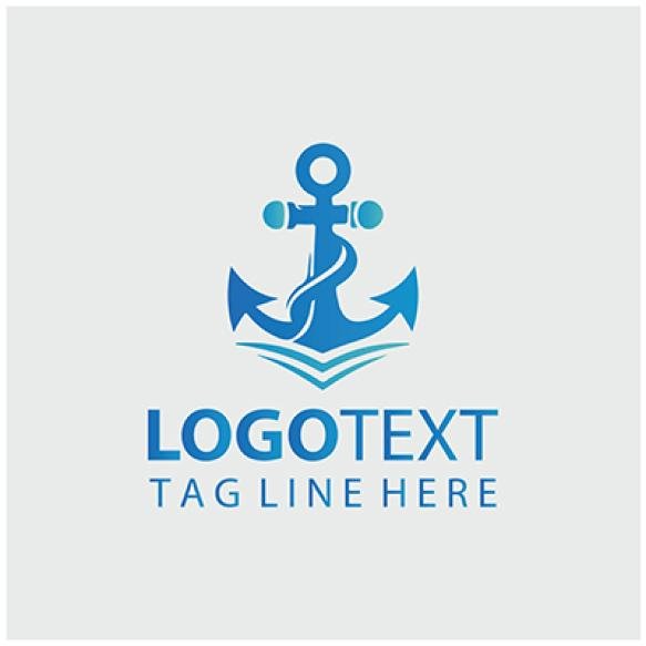 Anchor Logo Vector Illustrations