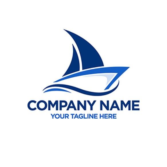 Sailboat Logo Design Vector