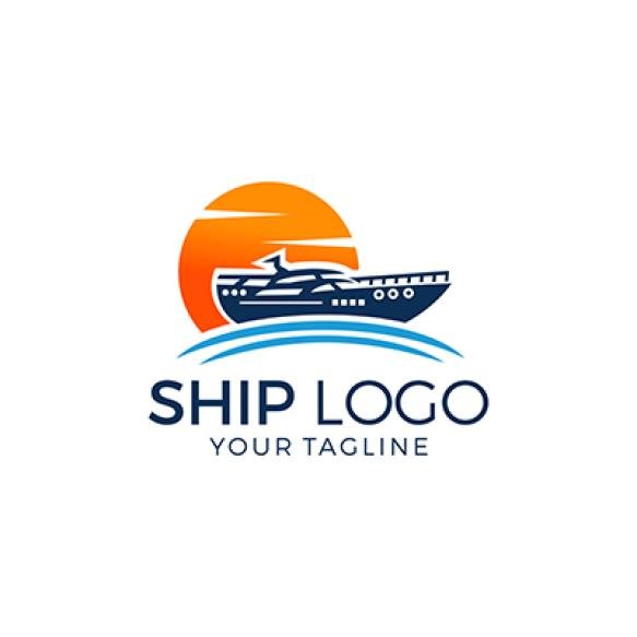 Ship Logo Template Vector Illustration (1)