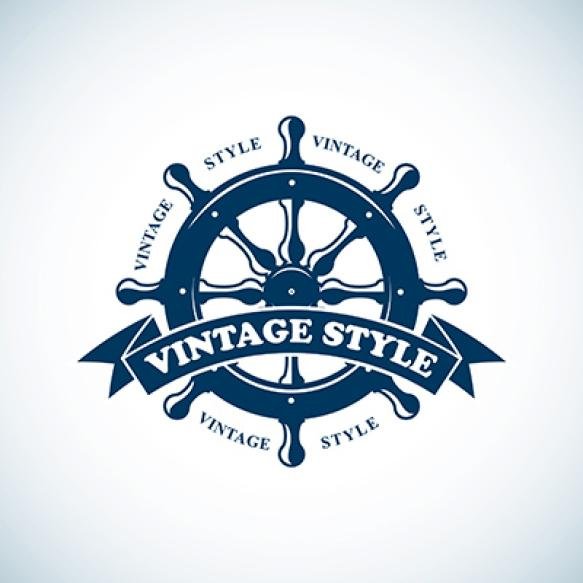 Vintage Nautical Badge