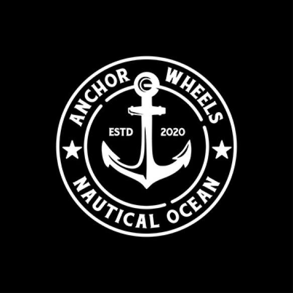 Vintage Retro Anchor Badge Logo Stamp Seal Sticker Design Template