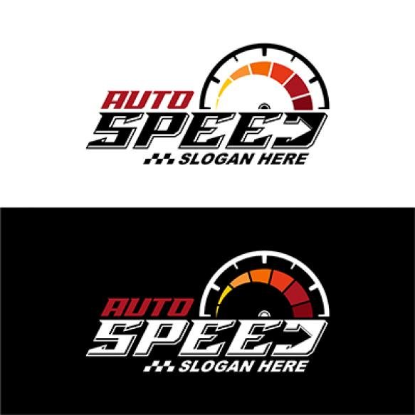 Auto Speed Logo Design Collection