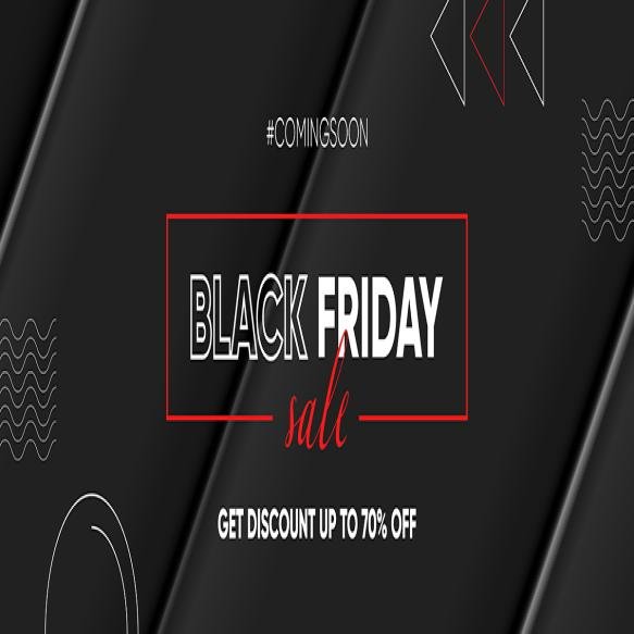 Black Friday Promotion Sale Banner Background Design