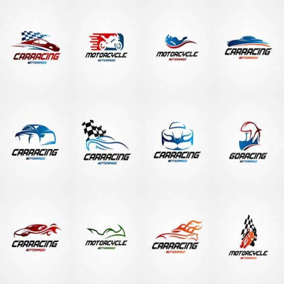 Car Racing Design Logo Template