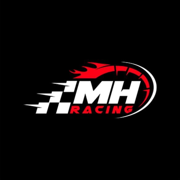 Mh Initial Letter With Speed Meter Logo Design Racing Speed Logo Letter Speedometer Speed Meter Logo