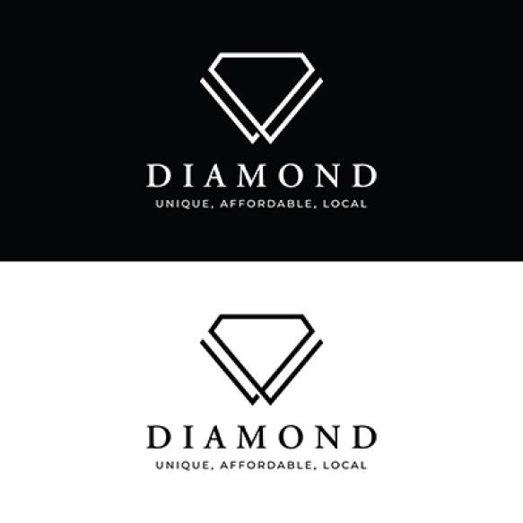 Creative Luxury Diamond Logo Template Design Logo Business Jewelry Brand Company (1)