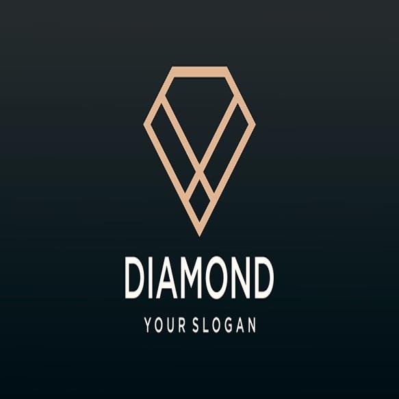 Luxury Diamond Jewelry Logo Vector Design