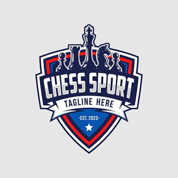 Chess Logo Vector Illustration Template Logo Design Chess Club