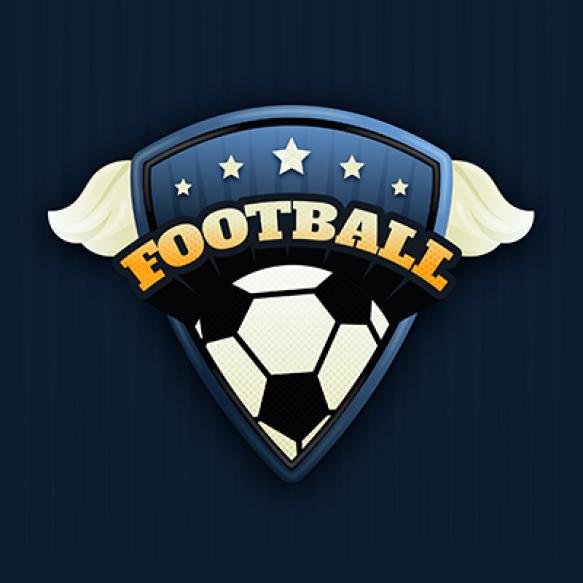 Gradient Football Logo Template