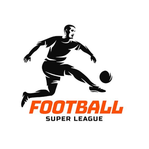 Hand Drawn Flat Design Soccer Logo