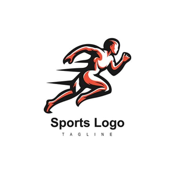 Logo Sports Is Shown White Background