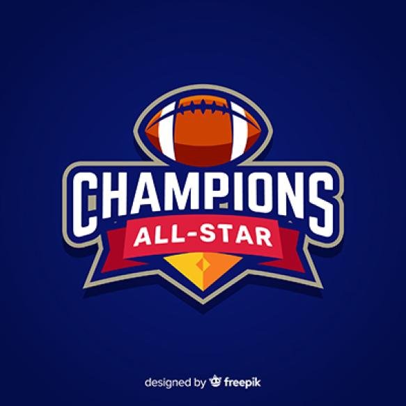 Modern Sports Logo Template With Flat Design