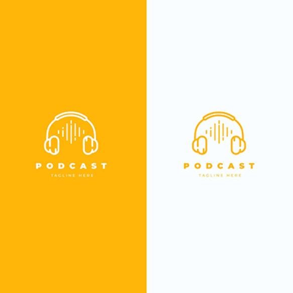 Detailed Podcast Logo Template