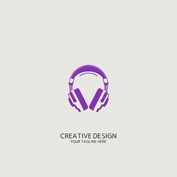 Headphones Logo Vector (2)