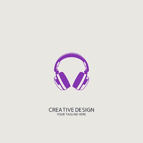 Headphones Logo Vector (3)