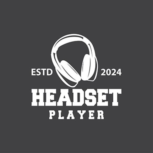 Headset Logo Design Simple Headset Gamer Illustration Template (1)