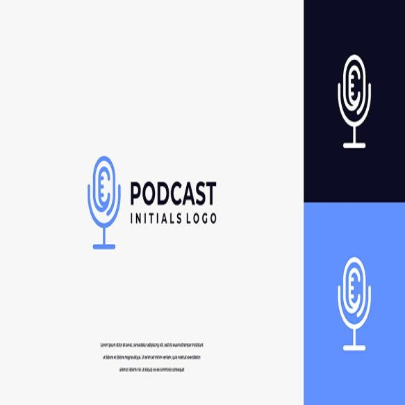 Podcast Logo Design Letter C Podcast Logo Design Template