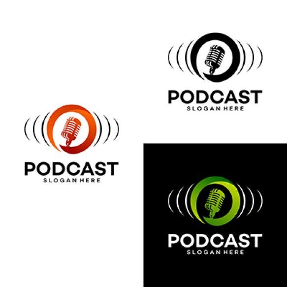 Podcast Vector Icon Illustration Design