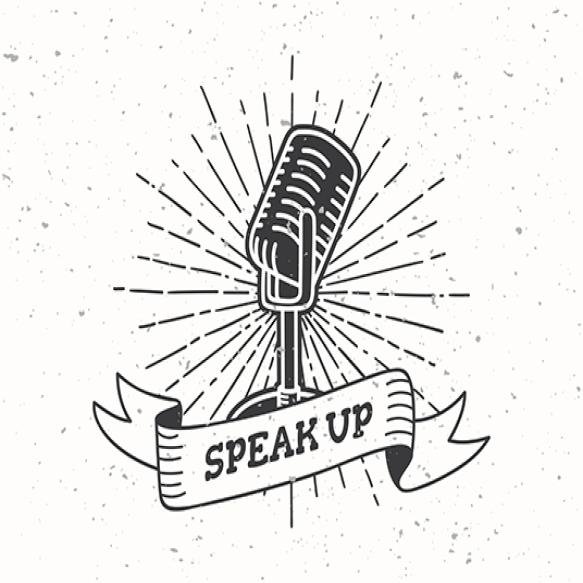 Vintage Microphone With Sun Burst Grunge