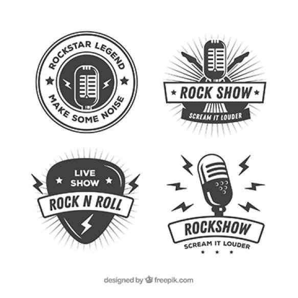 Vintage Rock Logo Collection