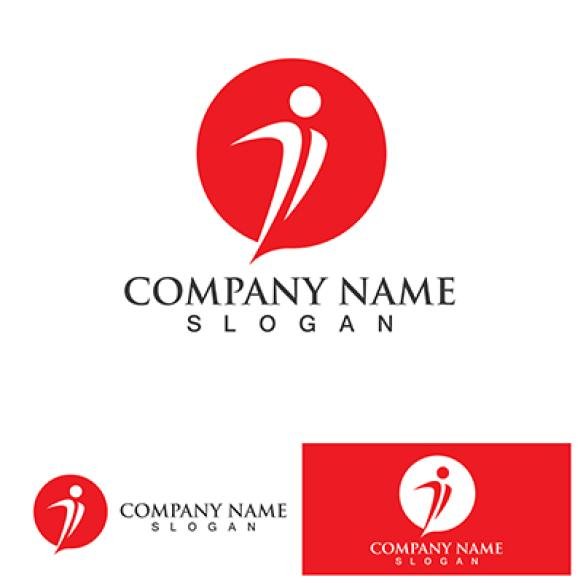 People Star Success Logo Symbol Vector
