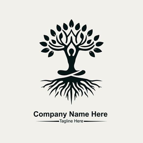 Yoga Tree Logo Vector (1)