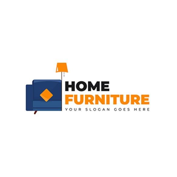 Modern House Lightbulb Electricity Interior Vector Logo Design Template