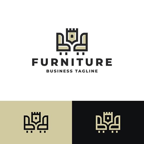 Royal Furniture Logo Vector