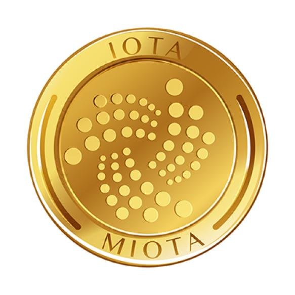 Golden Coin White Background