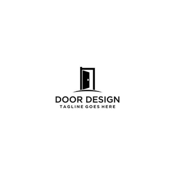 Door Logo Design Vector Icon