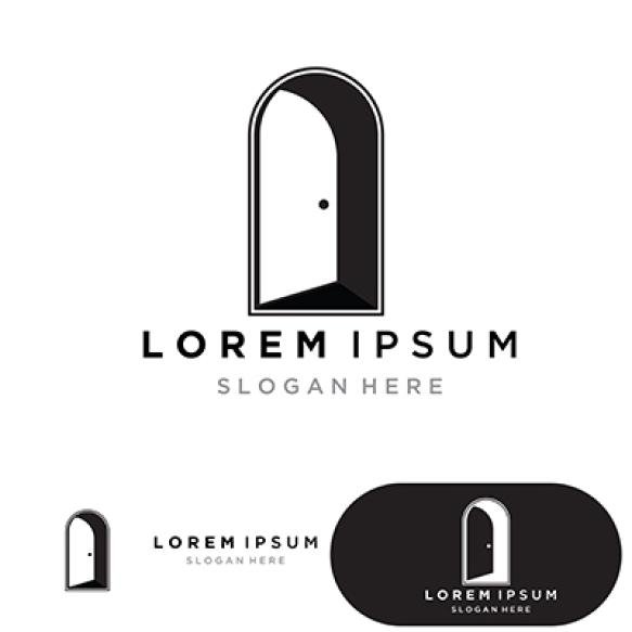 Door Logo Symbol Vector
