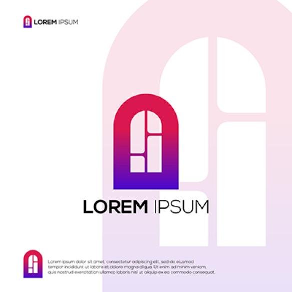Luxury S Window Logo Design Vector
