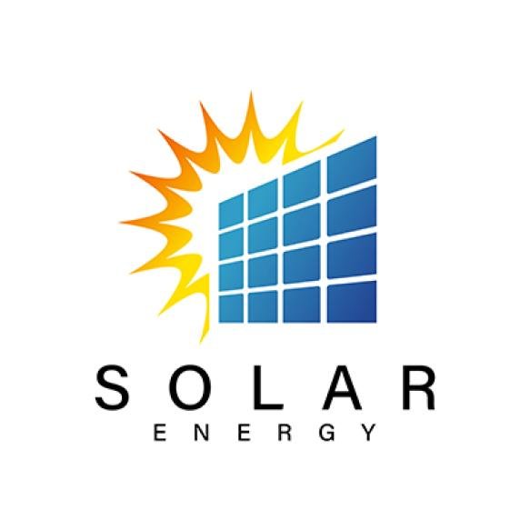 Solar Energy Logo Icon Design Element