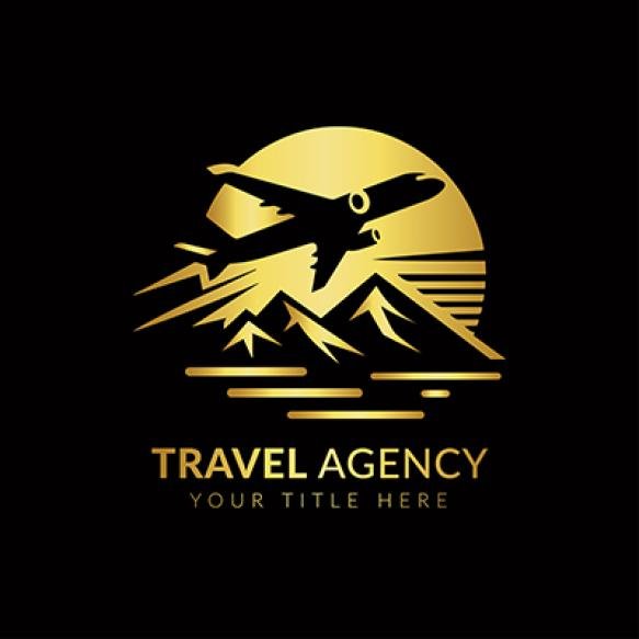 Airplane Logo Design Template Inspiration Vector Illustration