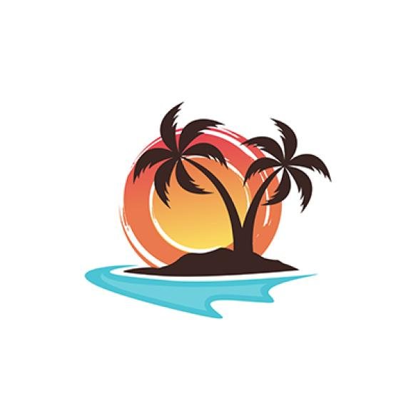 Beach Logo Design Vector Template (3)